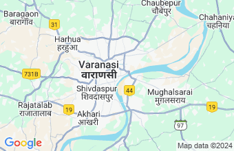 Map of Varanasi