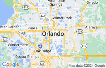 Map of Orlando