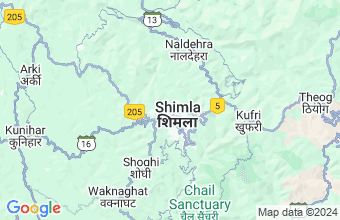 Map of Shimla