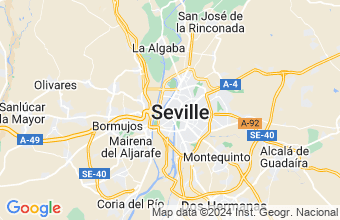 Map of Sevilla